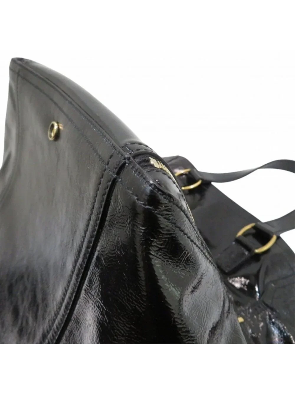 Saint Laurent Downtown Tote Bag Patent Leather